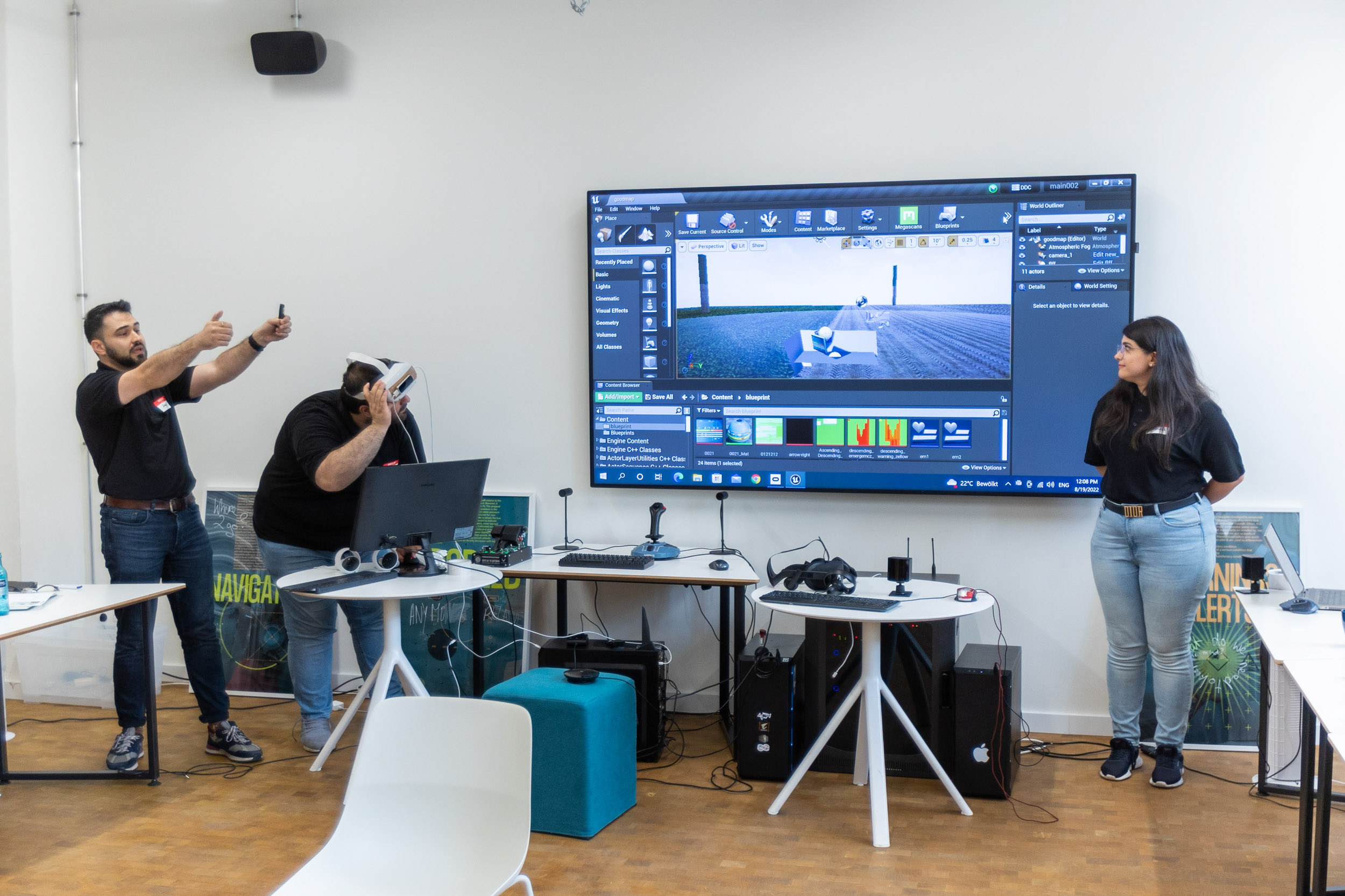 weareVR Aerospace Hackathon XR gaming cockpit prototype