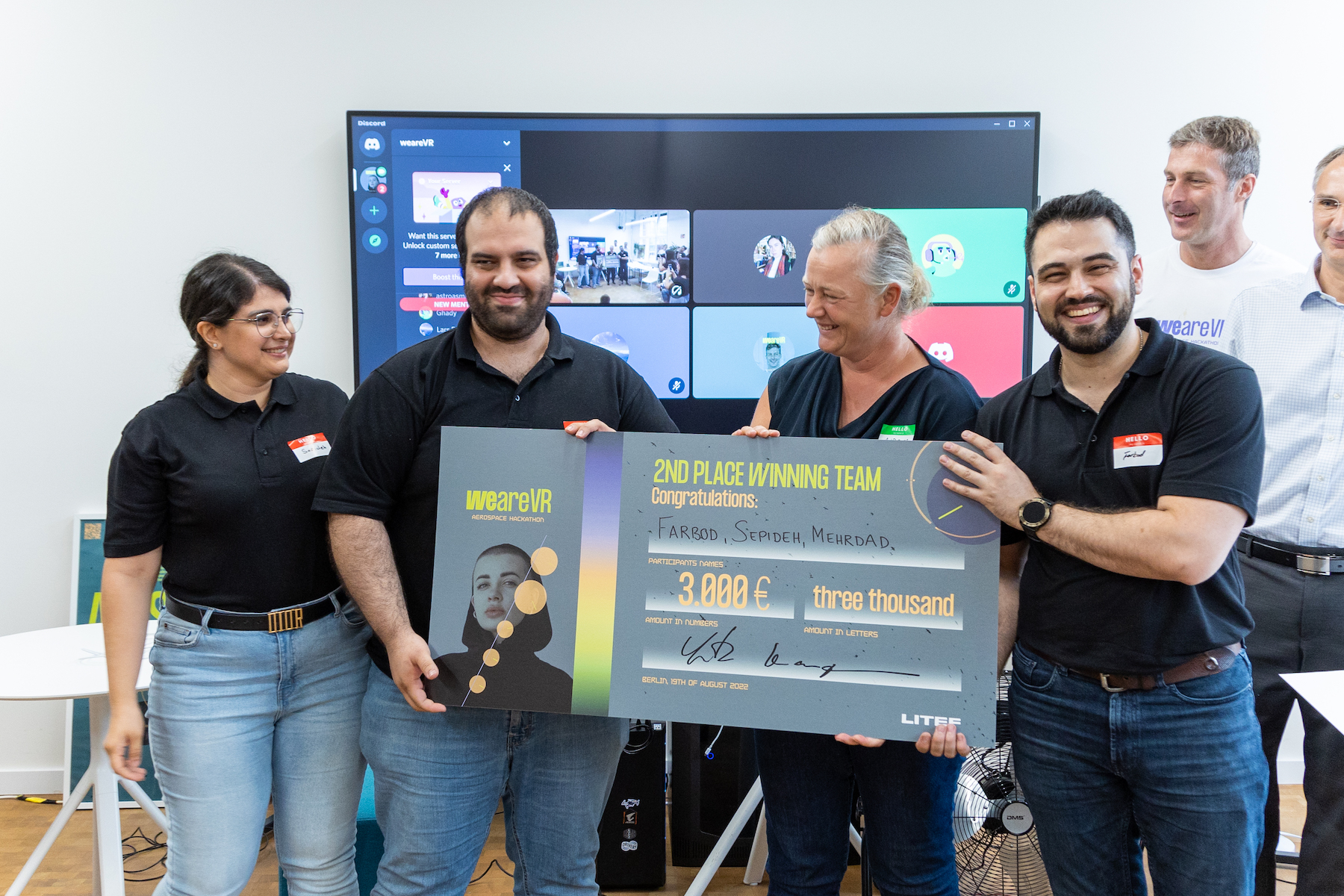 weareVR Aerospace Hackathon winning start-ups teams cockpit novel solutions